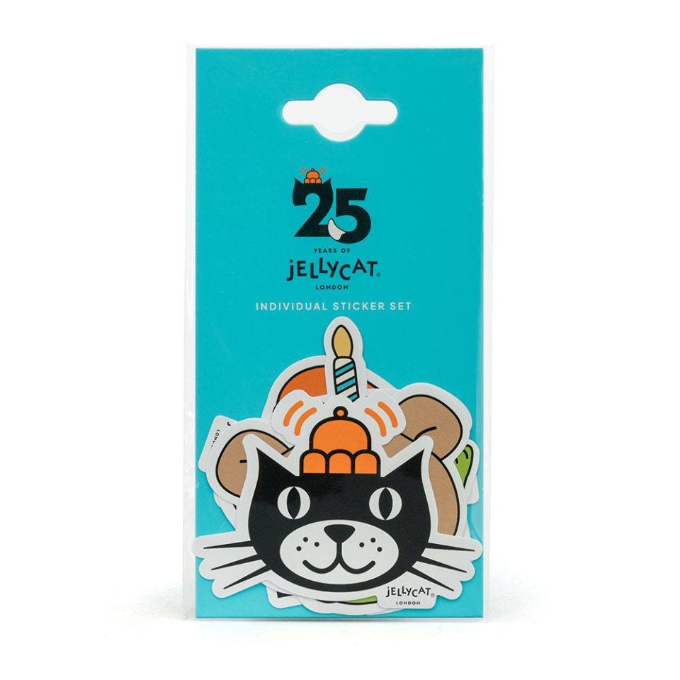 Jellycat 25th Anniversary Stickers